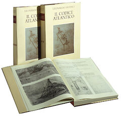 Libro Il Codice Atlantico della Biblioteca ambrosiana di Milano Leonardo da Vinci