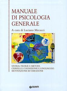 Manuale Di Psicologia Generale Pdf Gratis Pdf Free