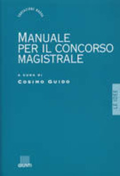 Copertina  Manuale per il concorso magistrale