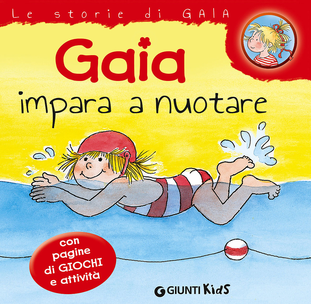 Gaia impara a nuotare