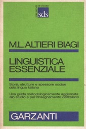 Copertina  Linguistica essenziale