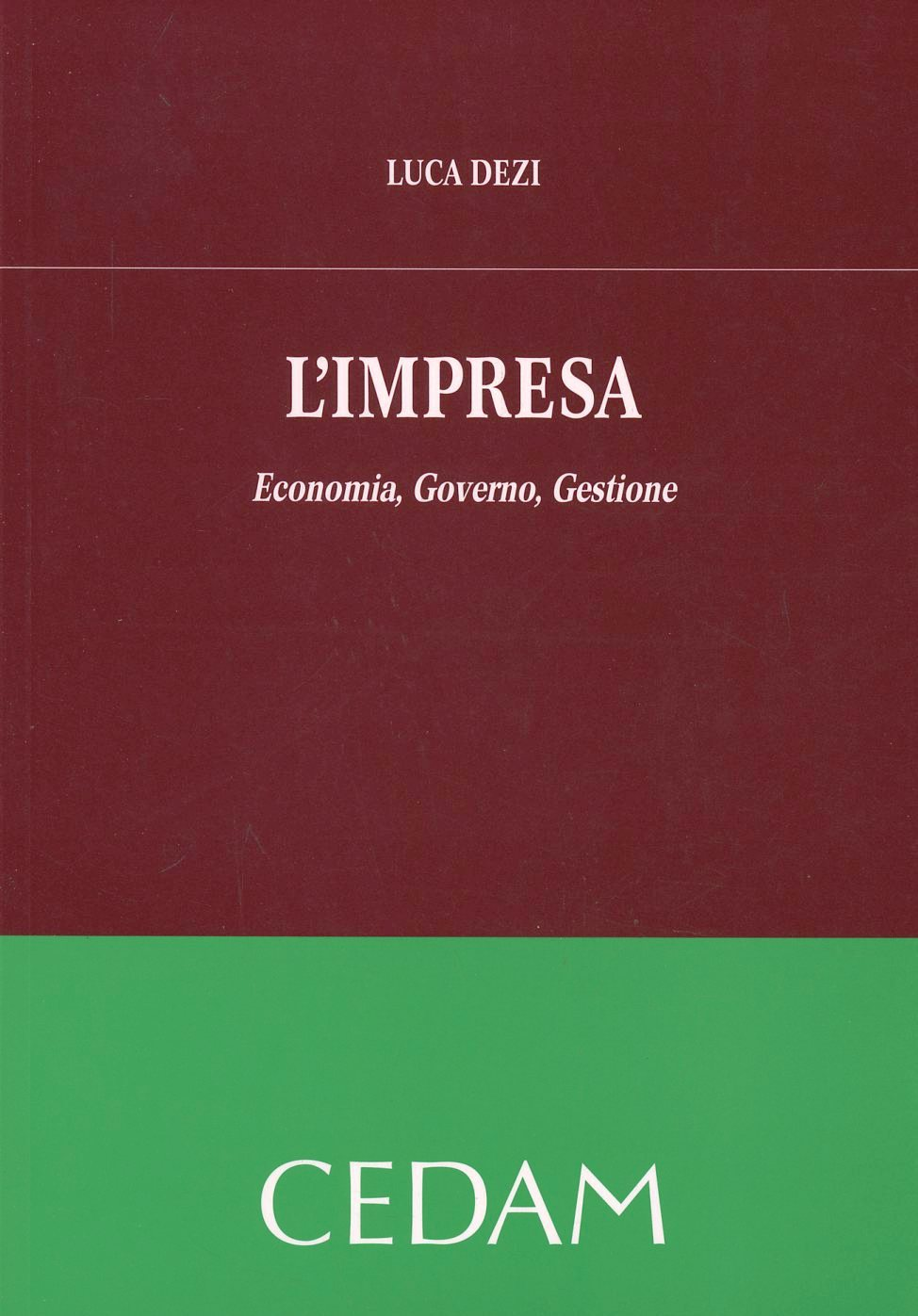Image of L' impresa. Economia, governo, gestione