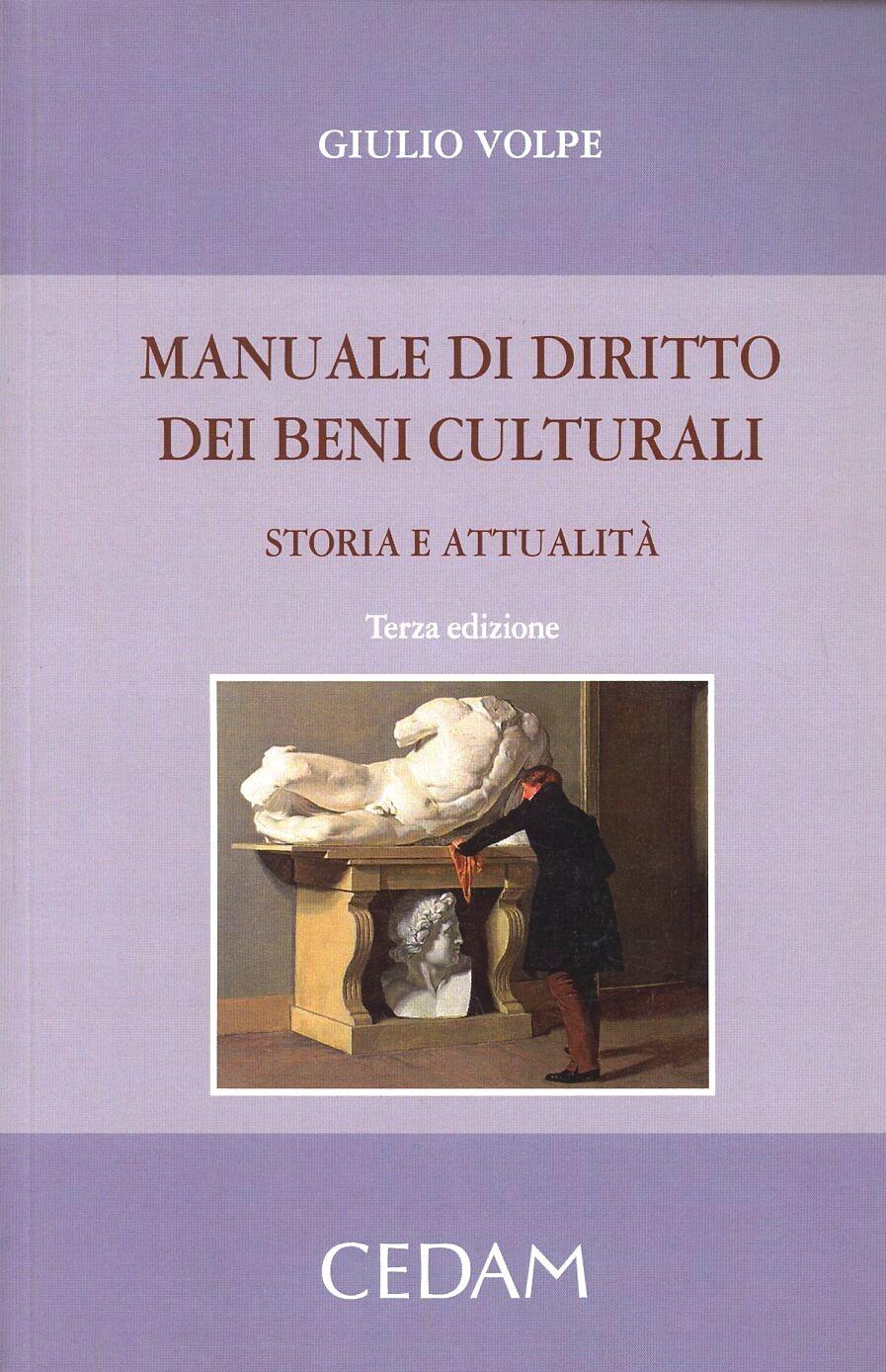 Manuale di diritto dei beni culturali. Storia e attualità Giulio Volpe Libro CEDAM IBS Manuale di diritto dei beni culturali. Storia e attualità Giulio Volpe Libro CEDAM IBS