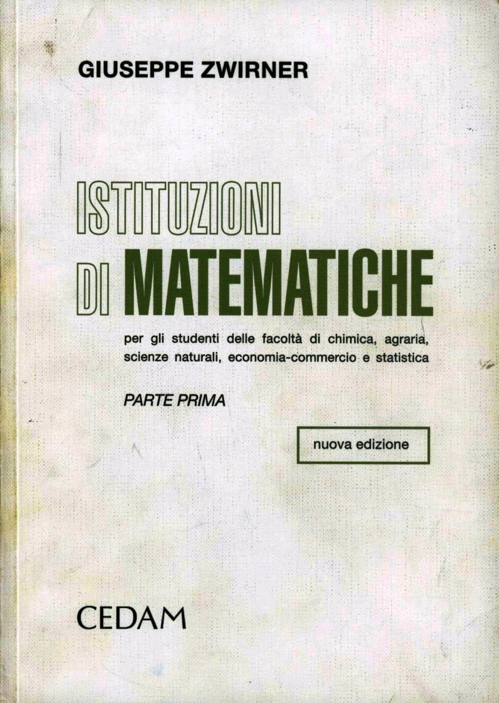 Istituzioni di matematiche. Vol. 1 Scarica PDF EPUB
