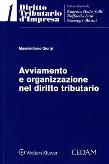 Avviamento e organizzazione nel diritto tributario.pdf