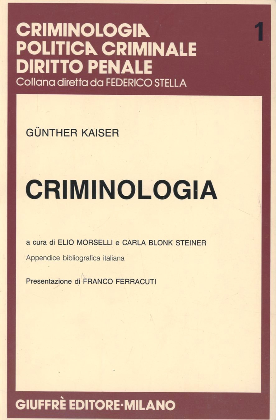 Criminologia Scarica PDF EPUB
