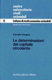 Copertina  Le determinazioni del capitale circolante