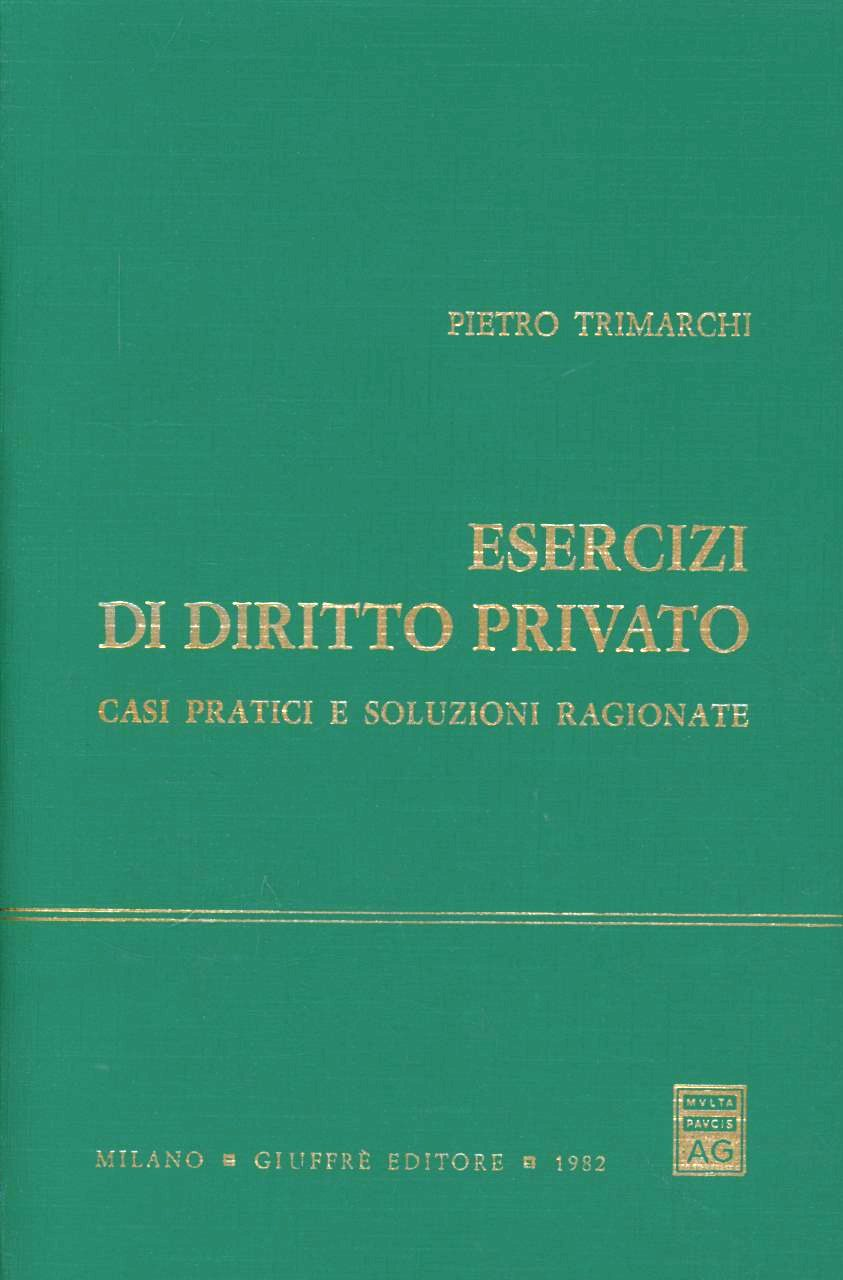 Esercizi di diritto privato. Casi pratici e soluzioni ragionate Scarica PDF EPUB
