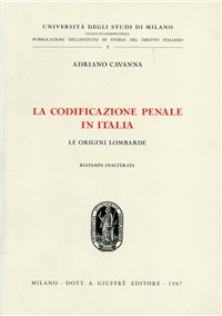 La codificazione penale in Italia Scarica PDF EPUB
