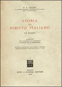 Storia del diritto italiano. Le fonti Scarica PDF EPUB
