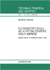 Gli incentivi fiscali alla capitalizzazione delle imprese. Legge «Visco» (L. 13 maggio 1999, n. 133) Scarica PDF EPUB
