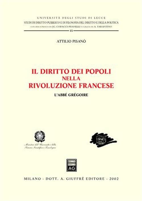 Il diritto dei popoli nella Rivoluzione francese. L'abbé Gregoire Scarica PDF EPUB
