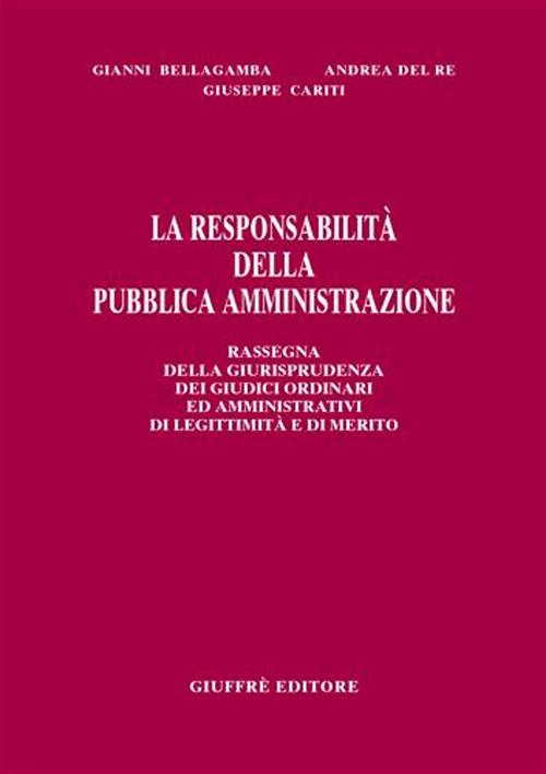 La responsabilità della pubblica amministrazione. Rassegna della giurisprudenza dei giudici ordinari ed amministrativi di legittimità e di merito Scarica PDF EPUB
