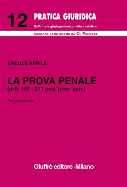 La prova penale. Artt. 187-271 Codice procedura penale Scarica PDF EPUB
