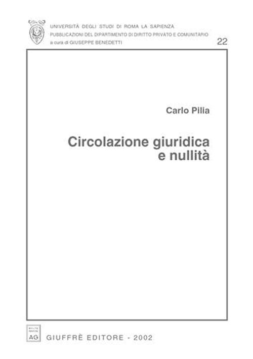 Circolazione giuridica e nullità Scarica PDF EPUB
