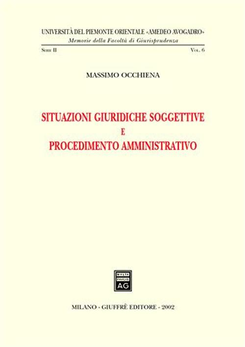 Situazioni giuridiche soggettive e procedimento amministrativo Scarica PDF EPUB
