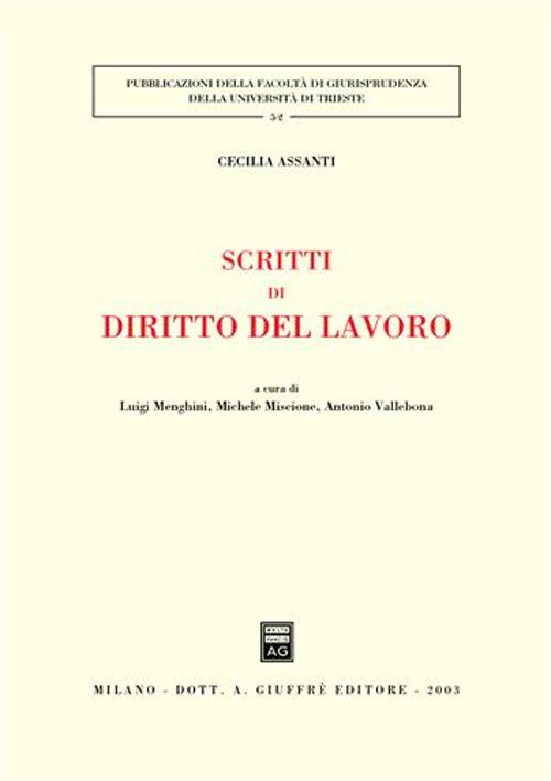 Scritti di diritto del lavoro