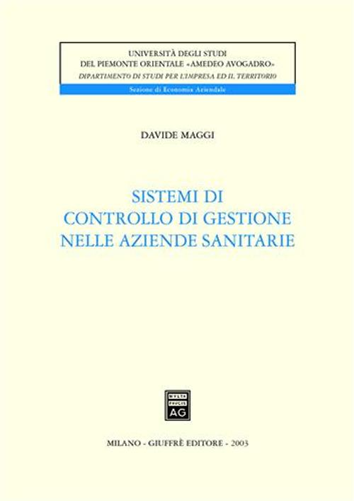 Sistemi di controllo di gestione nelle aziende sanitarie