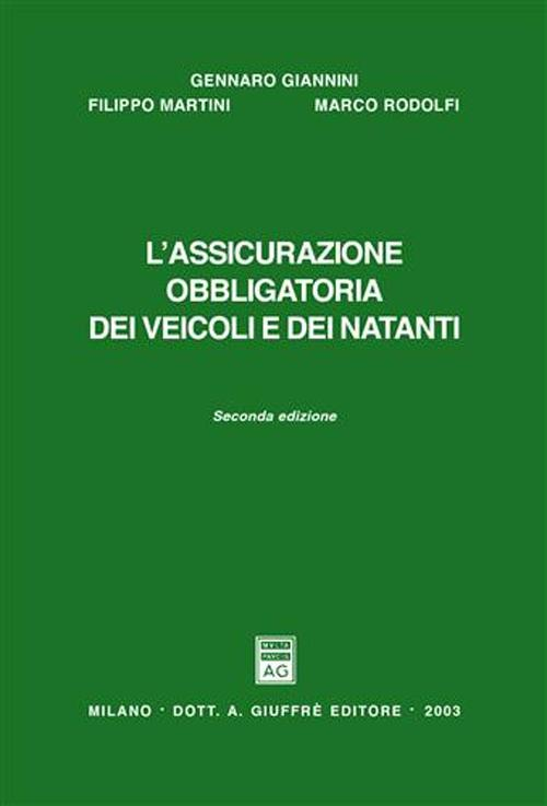 L' assicurazione obbligatoria dei veicoli e dei natanti