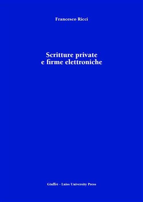 Scritture private e firme elettroniche Scarica PDF EPUB
