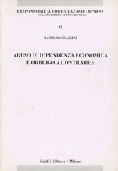 Copertina  Abuso di dipendenza economica e obbligo a contrarre
