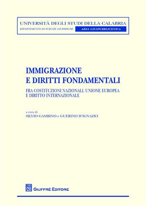 Image of Immigrazione e diritti fondamentali. Fra Costituzioni nazionali, Unione Europea e diritto internazionale