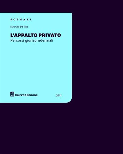 Image of L' appalto privato. Percorsi giurisprudenziali