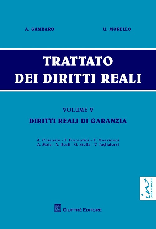 Image of Trattato dei diritti reali. Vol. 5: Diritti reali di garanzia.