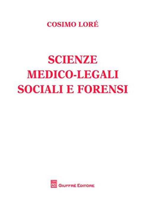 Image of Scienze medico-legali sociali e forensi