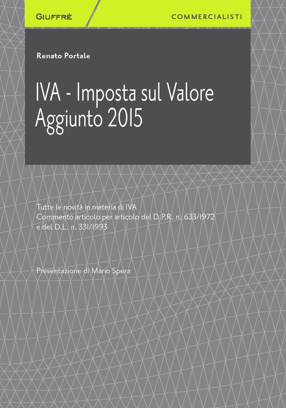 Image of IVA. Imposta valore aggiunto 2015