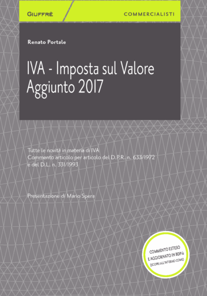 Image of IVA. Imposta sul valore aggiunto 2017