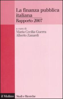 La finanza pubblica italiana. Rapporto 2007.pdf
