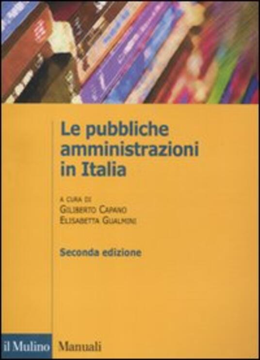 Le pubbliche amministrazioni in Italia G.