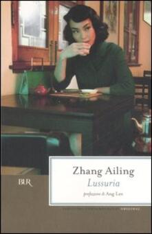 Lussuria - Ailing Zhang - copertina