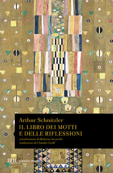 Il libro dei motti e delle riflessioni - Arthur Schnitzler - copertina