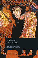 Libro Le nuvole. Testo greco a fronte Aristofane