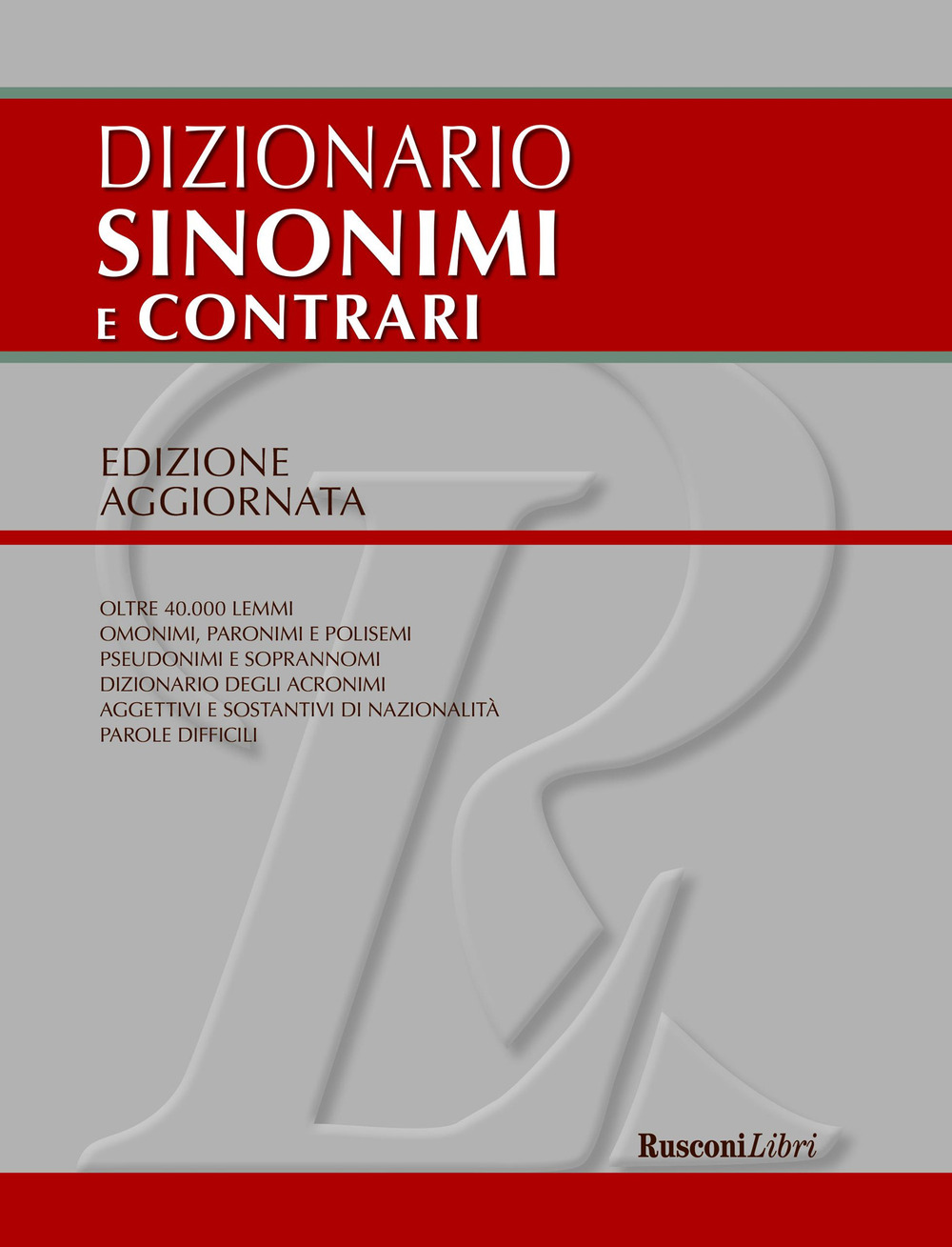 Image of Dizionario sinonimi e contrari