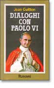 Libro Dialoghi con Paolo VI Jean Guitton