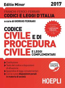 Codice Civile E Di Procedura Civile E Leggi Complementari Ediz Minore Pdf Completo Pdf Time