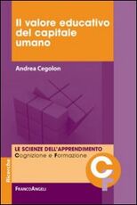 Libro Il valore educativo del capitale umano Andrea Cegolon