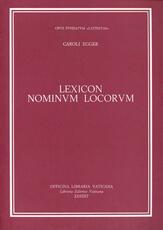 Libro Lexicon nominum locorum Carlo Egger