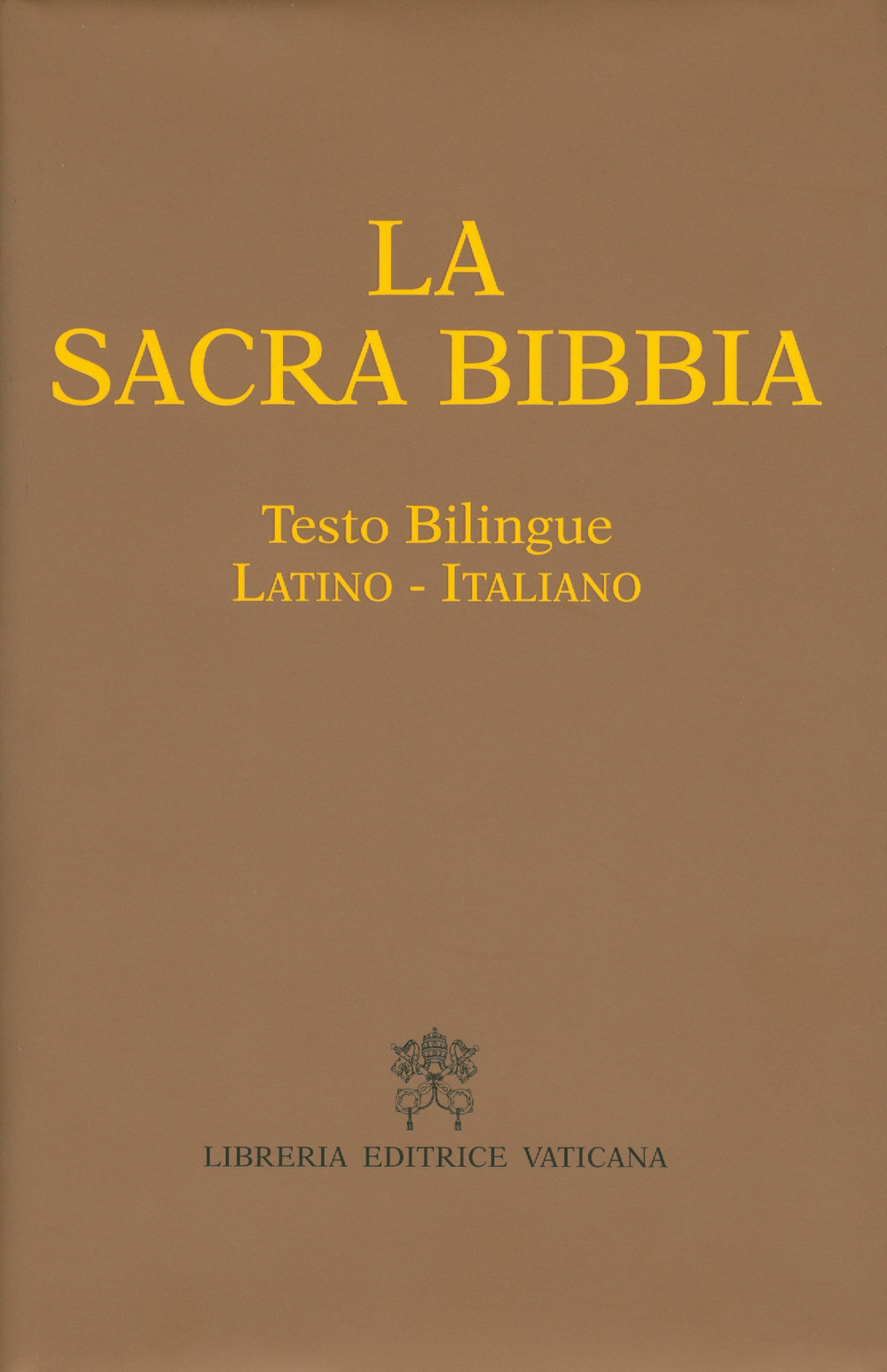 Image of La Sacra Bibbia. Testo latino a fronte