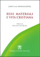 Libro Beni materiali e vita cristiana Jorge Medina Estevez
