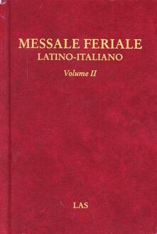 Premioquesti.it Messale feriale latino-italiano. Vol. 2 Image