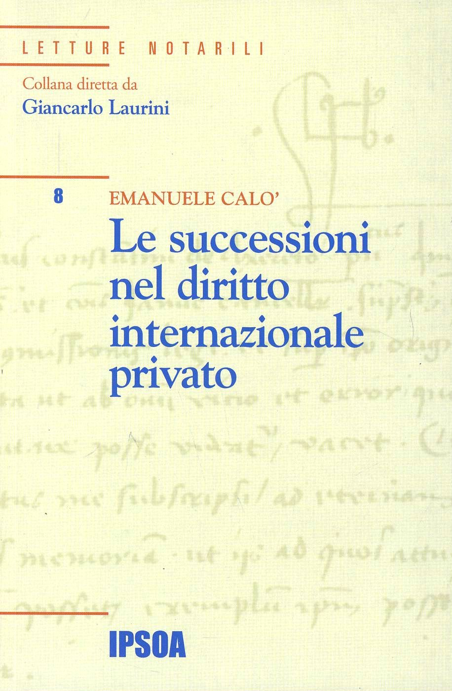 Successioni nel diritto internazionale privato