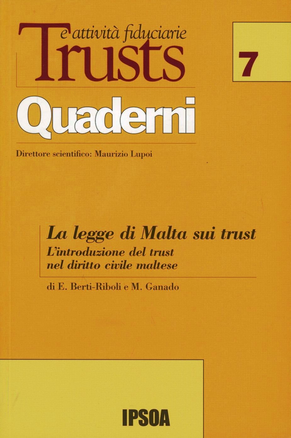 La legge di Malta sui trust