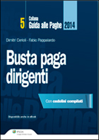 Busta paga. Dirigenti 2014