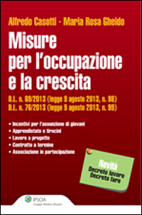 Misure per l'occupazione e la crescita