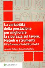 Libro La variabilità della prestazione per migliorare la sicurezza sul lavoro. Metodi e strumenti. Il personal variability model Domenico Santoro Antonio Zuliani