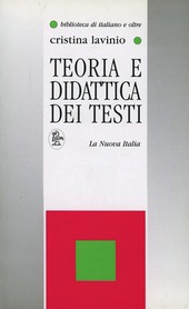 Cover  Teoria E Didattica Dei Testi